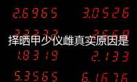 擇曬甲少儀雌真實原因是什么