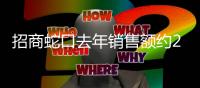 招商蛇口去年銷售額約2926億元,凈利潤至少38億元