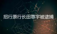 招行原行長(zhǎng)田惠宇被逮捕