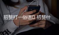 招贅打一俗語	 招贅什么意思