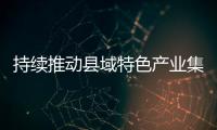持續推動縣域特色產業集群做大做強