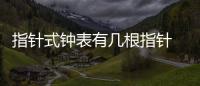 指針式鐘表有幾根指針 指針式鐘表上有幾根指針