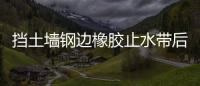 擋土墻鋼邊橡膠止水帶后澆帶做法