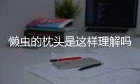 懶蟲的枕頭是這樣理解嗎?