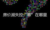 房價瀕失控“罪”在哪里