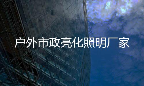 戶外市政亮化照明廠家