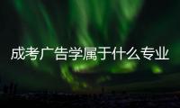 成考廣告學(xué)屬于什么專業(yè)類別（廣告學(xué)屬于什么專業(yè)類別）