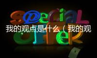 我的觀點是什么（我的觀點是用英語怎么說）