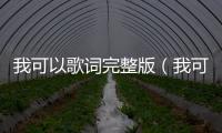 我可以歌詞完整版（我可以歌詞）