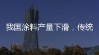 我國涂料產量下滑，傳統溶劑型油需求量下降