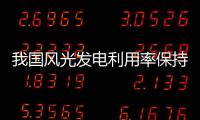 我國風光發電利用率保持95%以上