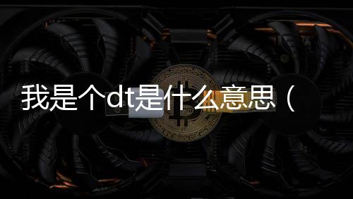 我是個dt是什么意思（腐女們說的dt是什么意思）