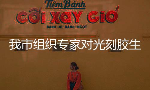我市組織專家對光刻膠生產項目進行線上技術評估