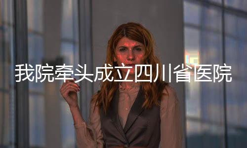 我院牽頭成立四川省醫院協會醫院運營管理分會