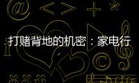 打賭背地的機密：家電行業全面進入電商時期