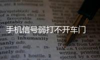 手機信號弱打不開車門 給新能源車提了個醒 智能or隱患？