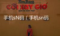 手機sN碼（手機sn碼怎么解讀）