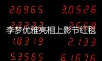 李夢優雅亮相上影節紅毯 同臺競艷劉亦菲