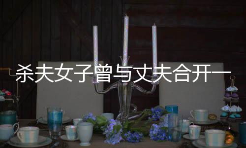殺夫女子曾與丈夫合開一家文化公司 該公司已于前年注銷！