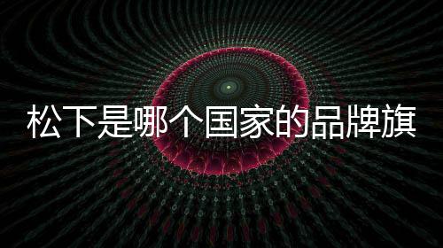 松下是哪個國家的品牌旗下（松下是哪個國家的品牌）