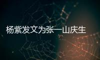 楊紫發文為張一山慶生 文案深得媒體送祝福的精髓