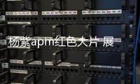 楊紫apm紅色大片 展示了她在時尚領域的潛力