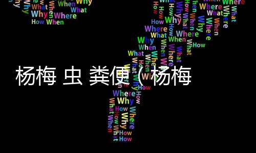楊梅 蟲 糞便（楊梅 蟲）