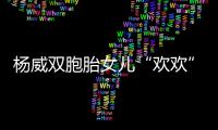 楊威雙胞胎女兒“歡歡”和“樂(lè)樂(lè)”模樣區(qū)別漸明顯