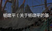 楊建平（關于楊建平的基本情況說明介紹）