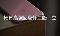 楊冪高調(diào)回應(yīng)懷二胎，立破離婚傳聞被打臉