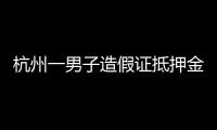 杭州一男子造假證抵押金50萬騙賭本