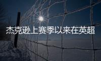 杰克遜上賽季以來在英超打進17粒非點球進球，比薩拉赫多1球