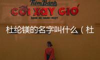杜綸鎂的名字叫什么（杜綸鎂）