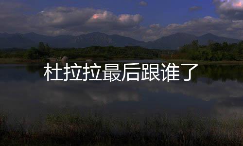 杜拉拉最后跟誰了