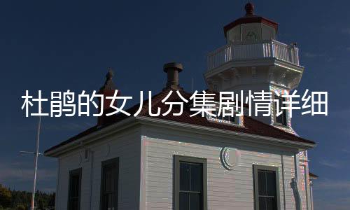 杜鵑的女兒分集劇情詳細介紹第29集