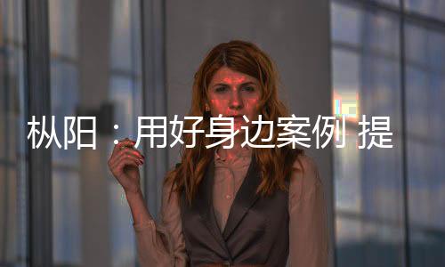 樅陽：用好身邊案例 提升警示教育針對性