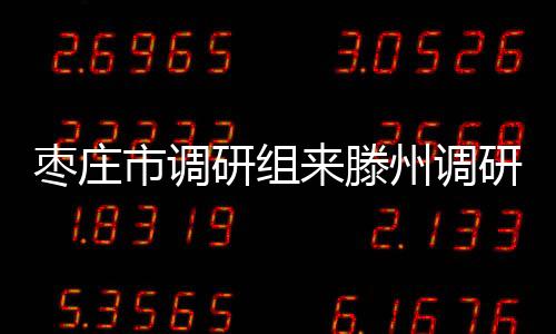 棗莊市調(diào)研組來滕州調(diào)研玻璃產(chǎn)業(yè)集群發(fā)展,行業(yè)資訊