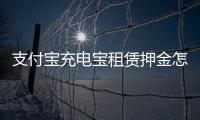 支付寶充電寶租賃押金怎么退，支付寶共享充電寶如何退押金