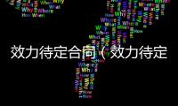 效力待定合同（效力待定合同）