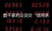 數千家藥企沒交“信用承諾書”，產品恐被撤網