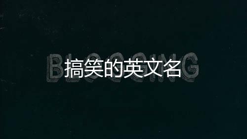搞笑的英文名