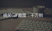 搞笑GIF趣圖：千萬別惹女司機，瘋起來連自己車都砸