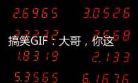 搞笑GIF：大哥，你這螃蟹多少錢，看著很朋克啊