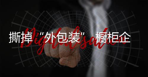 撕掉“外包裝” 櫥柜企業(yè)回歸產(chǎn)品本身