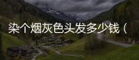 染個煙灰色頭發多少錢（染個我）