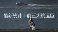 最新統(tǒng)計：前五大航運巨頭 控制全球64%的運力