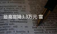 最高官降3.3萬元 雷克薩斯太“雞賊”？