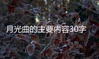 月光曲的主要內容30字 月光曲簡介30字