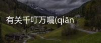 有關(guān)千叮萬(wàn)囑(qiān dīng wàn zhǔ)到底怎么回事?
