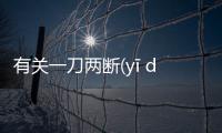 有關一刀兩斷(yī dāo liǎng duàn)這樣理解正確嗎?